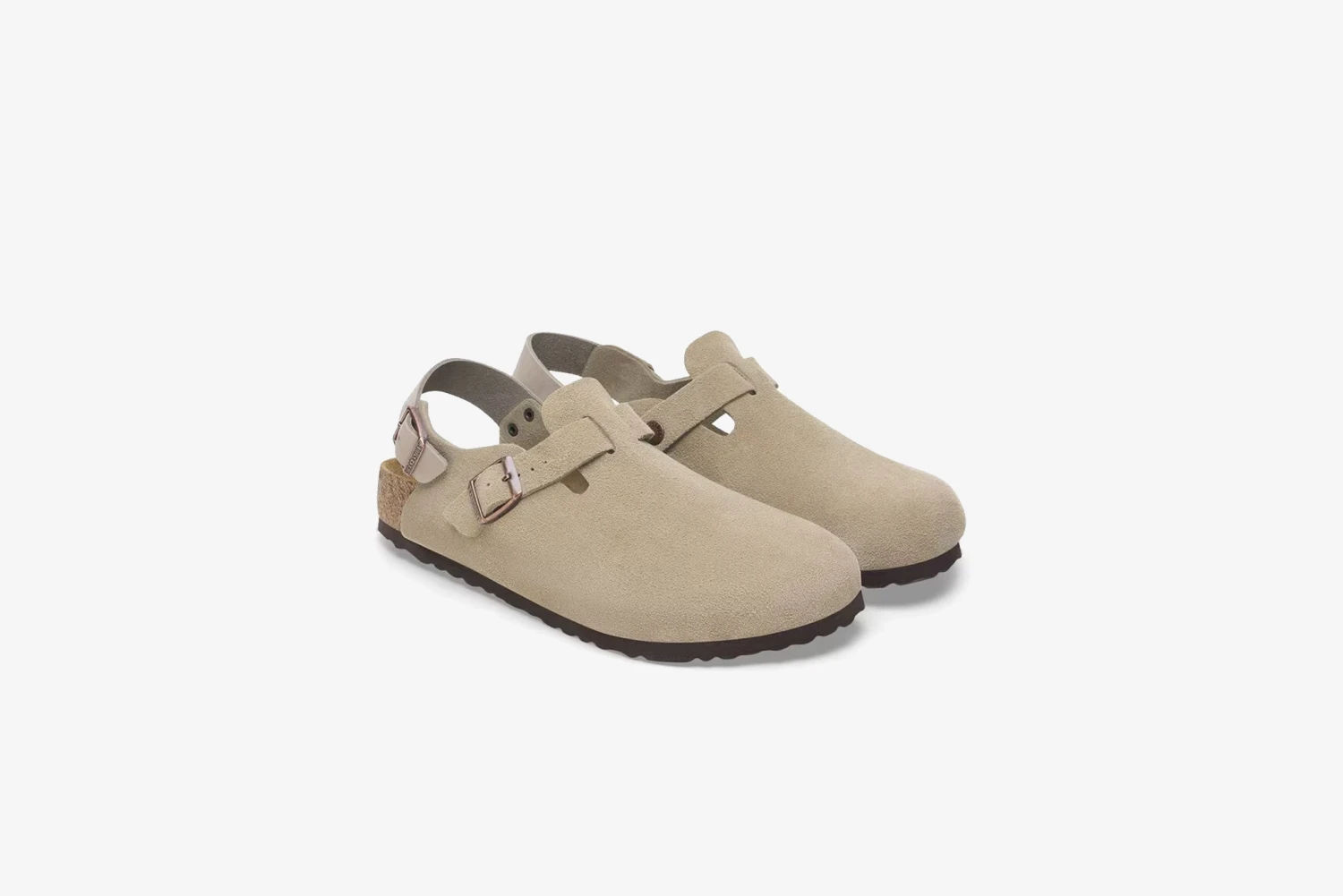 Birkenstock "Tokio II Suede" W - Taupe 2 Birkenstock "Tokio II Suede" W - Taupe - Image 2