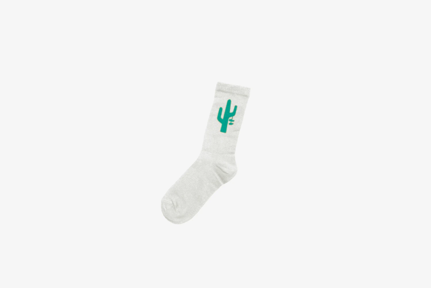 Manor "Hang Time Sock" - White / Teal 1 Manor "Hang Time Sock" - White / Teal